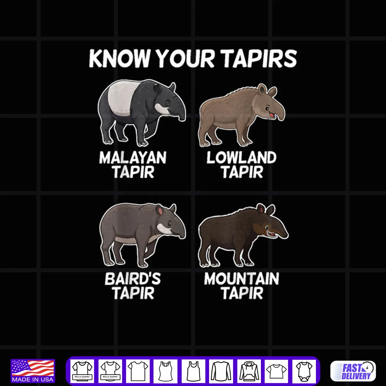 Cute Tapir Design Animal Tapir Lovers Shirt Cute Tapir Design Animal Tapir Lovers Shirt