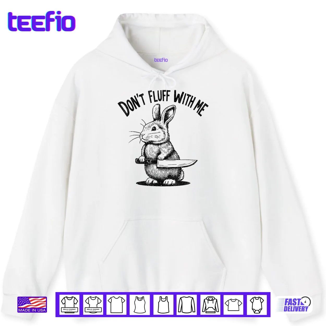 Don’t Fluff with Me Funny Quote Bunny Easter Vintage Rabbit Shirt Don’t Fluff with Me Funny Quote Bunny Easter Vintage Rabbit Shirt