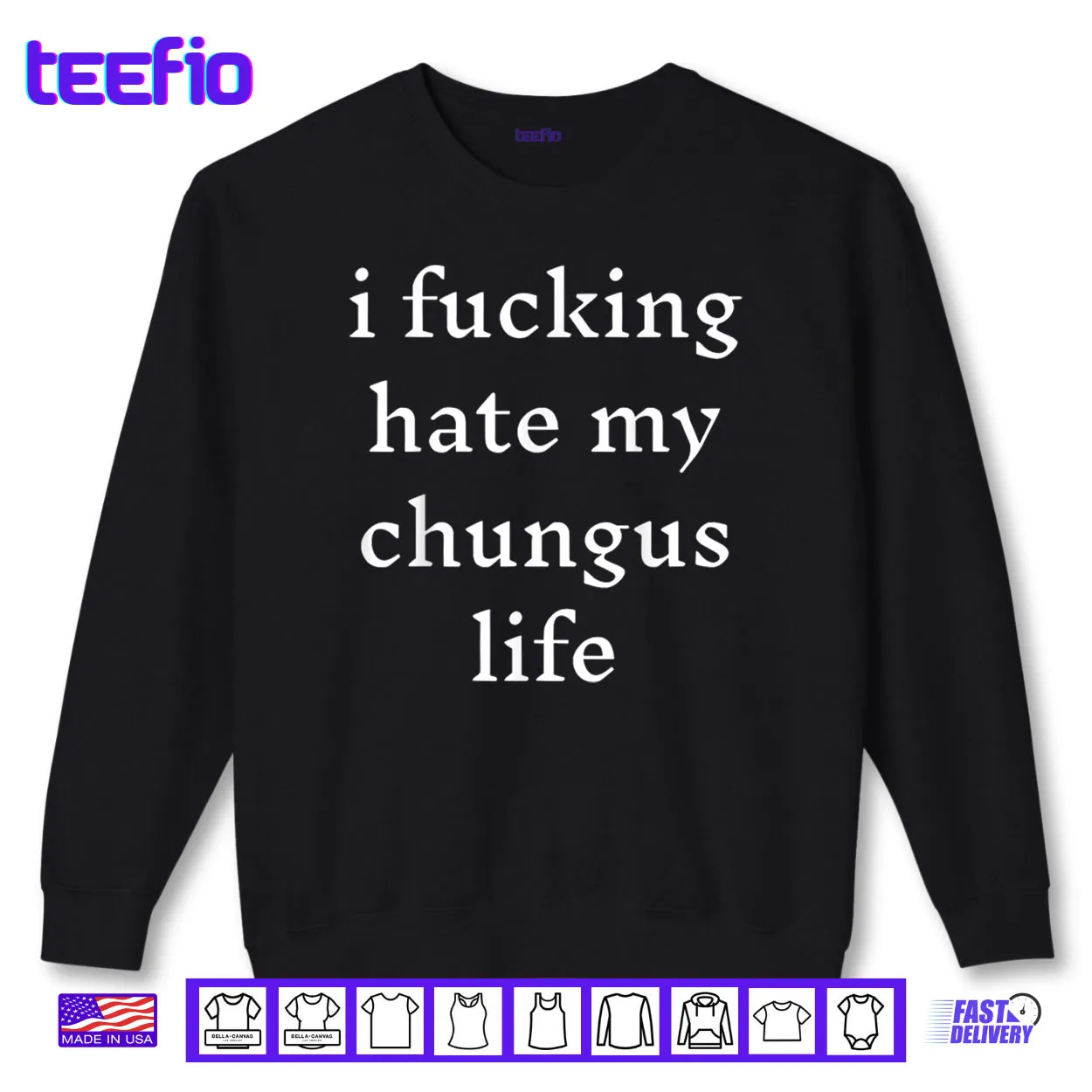 I Fucking Hate My Chungus Life Shirt I Fucking Hate My Chungus Life Shirt