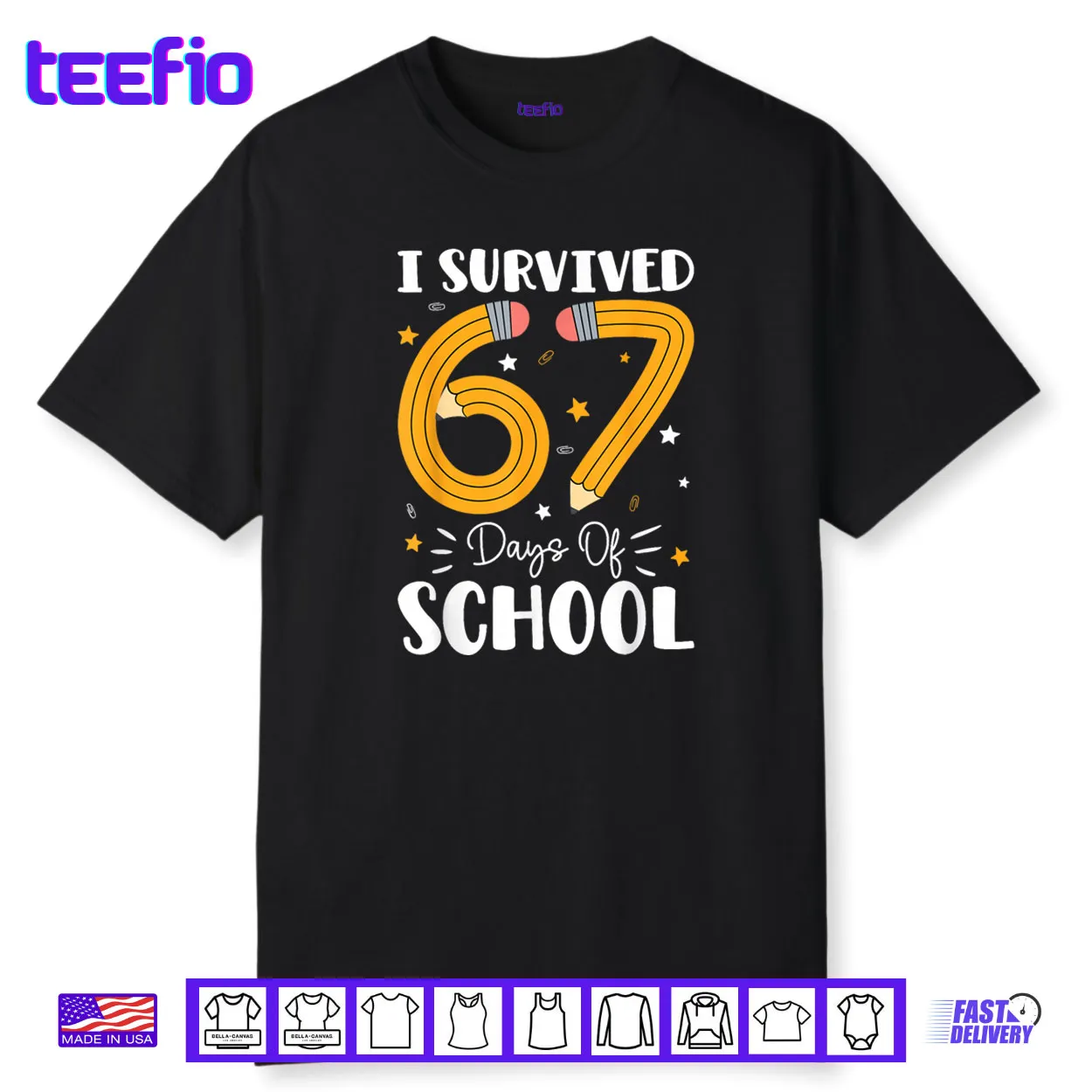 I Survived 67 Days of School Funny 67 Teachers Students Meme Shirt I Survived 67 Days of School Funny 67 Teachers Students Meme Shirt