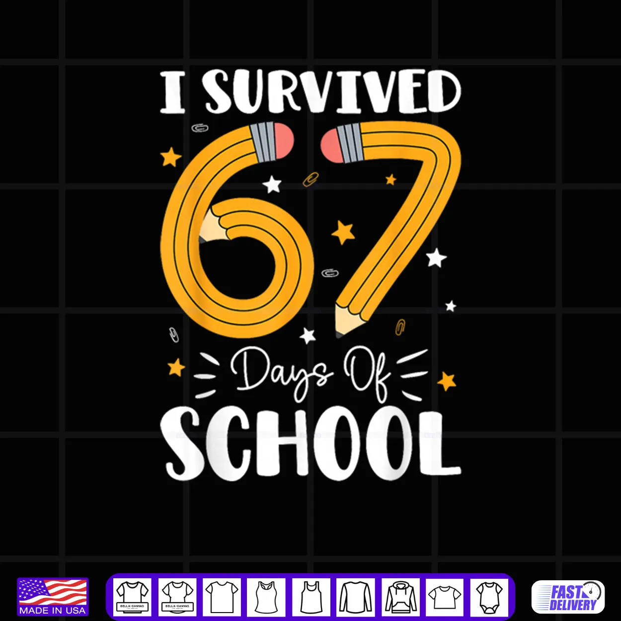 I Survived 67 Days of School Funny 67 Teachers Students Meme Shirt I Survived 67 Days of School Funny 67 Teachers Students Meme Shirt