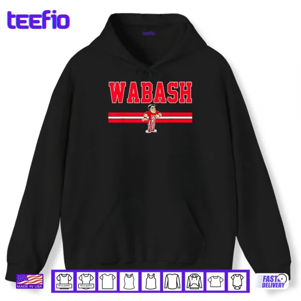 Wabash College Vintage Arch Shirt 2 Hoodie Wabash College Vintage Arch Shirt