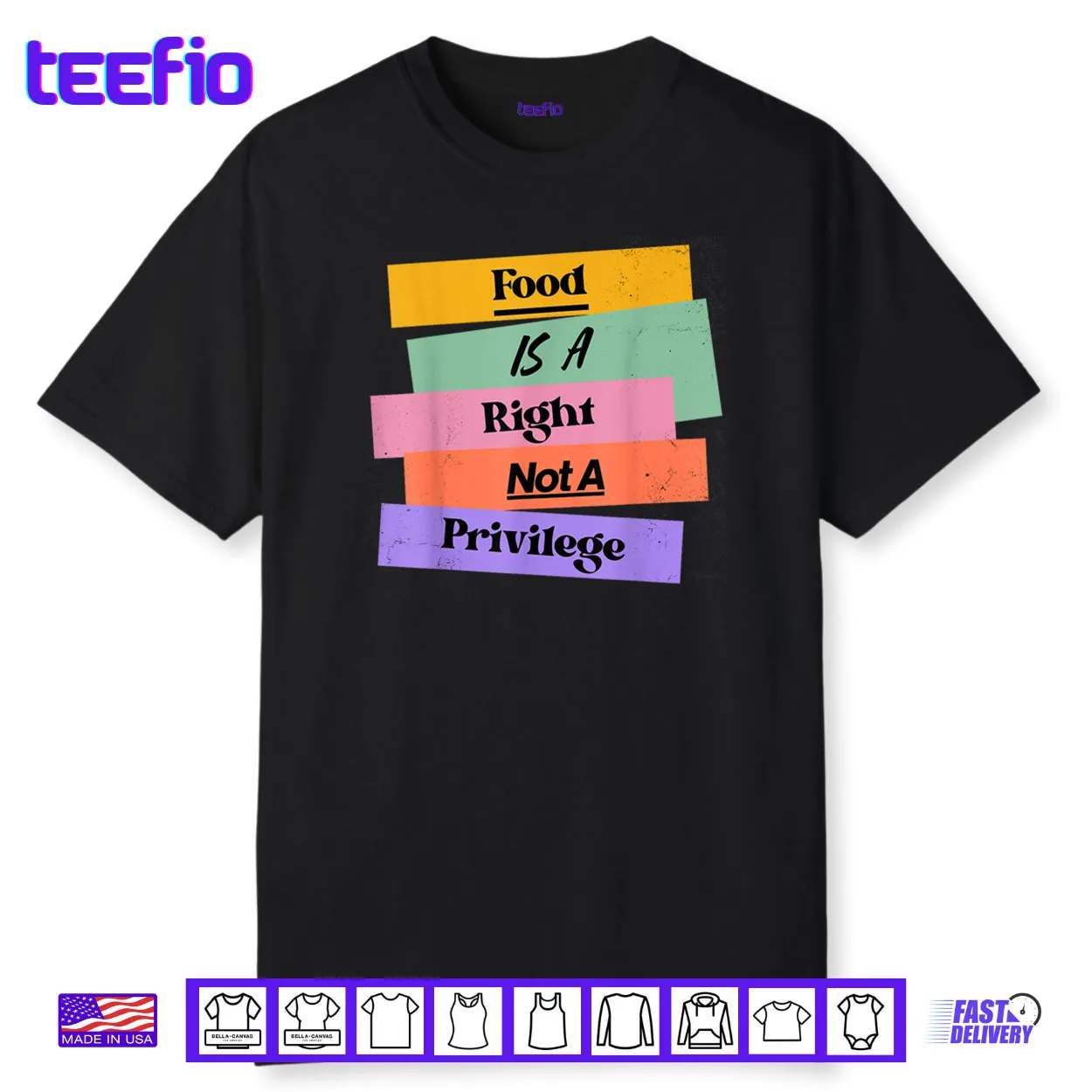 Food is A Right Not A Privilege Human Rights Food Shirt Food is A Right Not A Privilege Human Rights Food Shirt