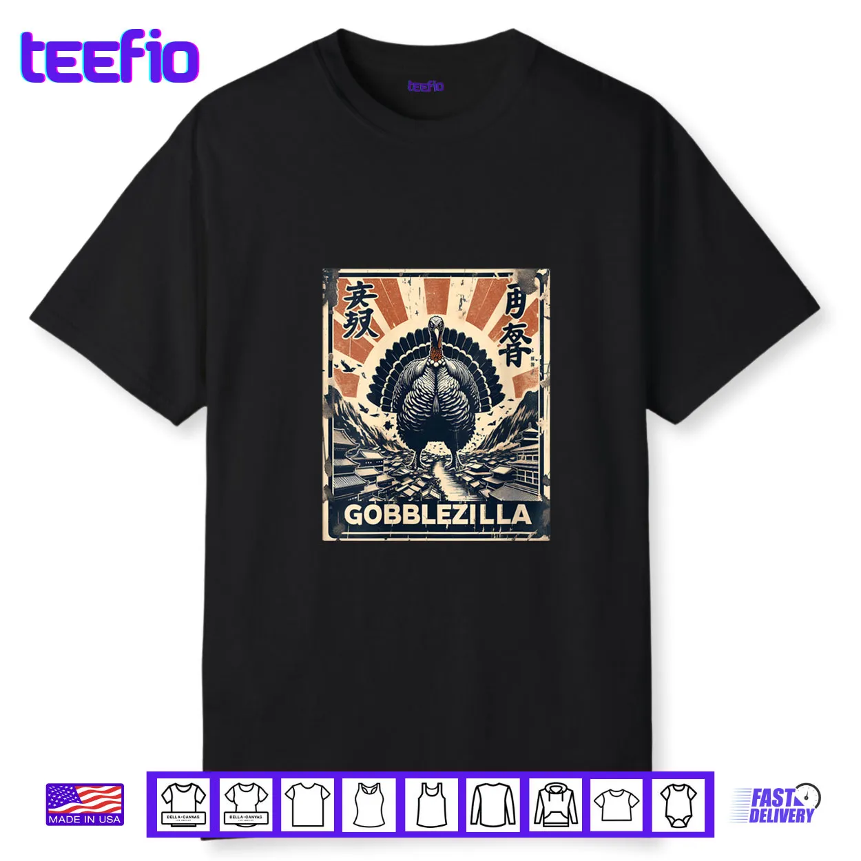 Gobblezilla Turkey Day Thanksgiving Monster Shirt Gobblezilla Turkey Day Thanksgiving Monster Shirt