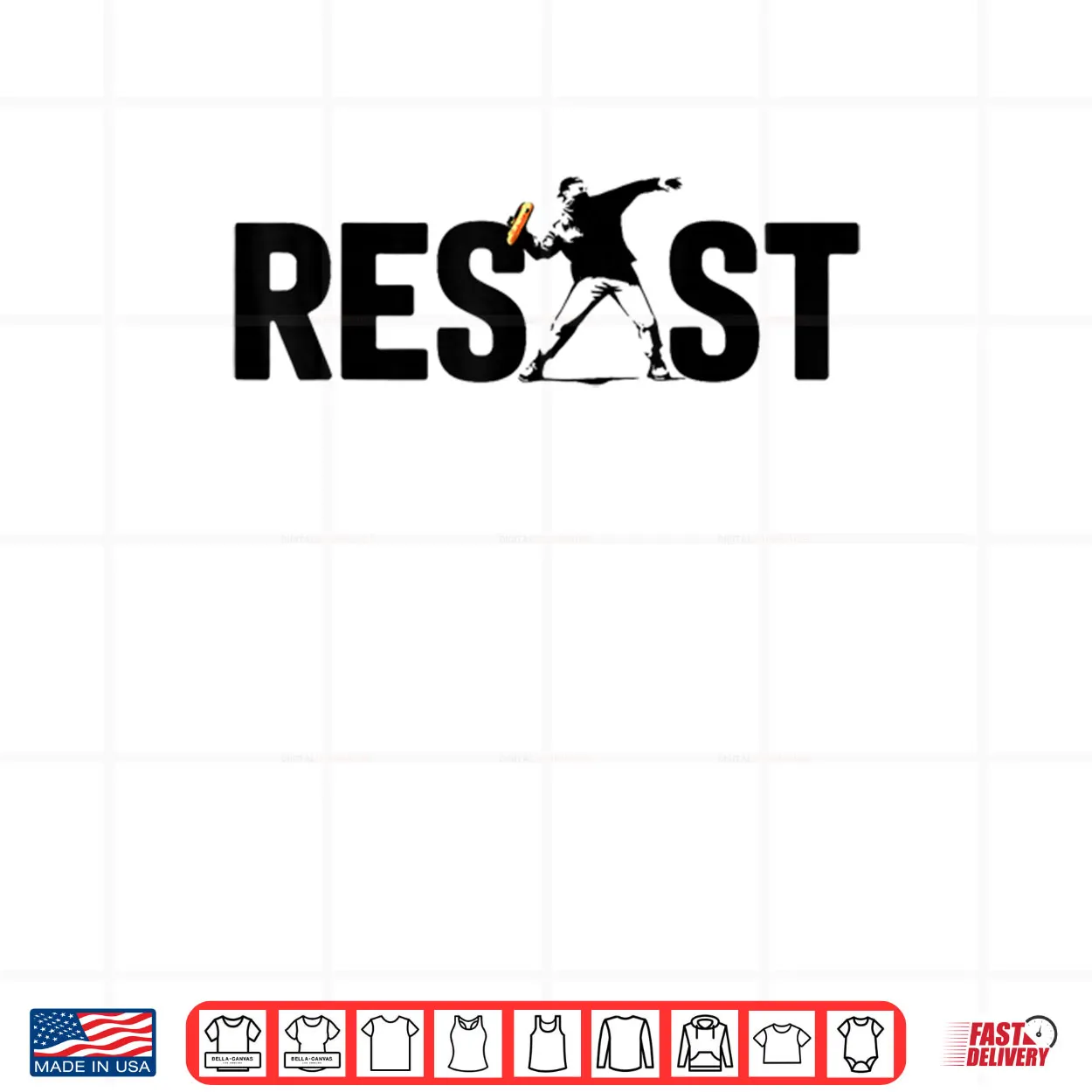 Sandwich Resist Guy Free DC Protest Shirt Sandwich Resist Guy Free DC Protest Shirt