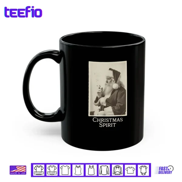 Smoking Santa Claus Christmas Spirit Christmas Vintage Shirt 3 Mug Smoking Santa Claus Christmas Spirit Christmas Vintage Shirt