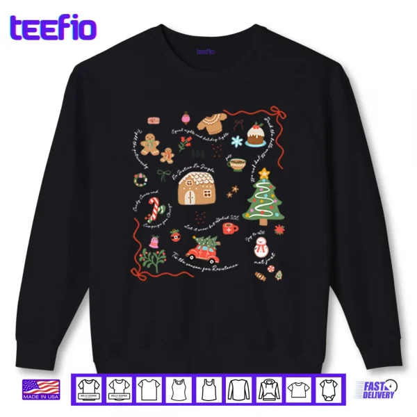 Doodle Liberal Values Holiday Subtle Anti Trump Christmas Shirt 1 Sweatshirt Doodle Liberal Values Holiday Subtle Anti Trump Christmas Shirt