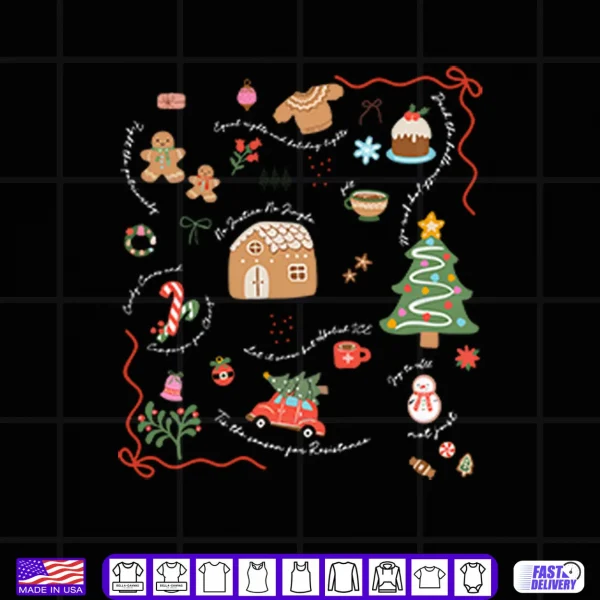 Doodle Liberal Values Holiday Subtle Anti Trump Christmas Shirt 4 Design Doodle Liberal Values Holiday Subtle Anti Trump Christmas Shirt