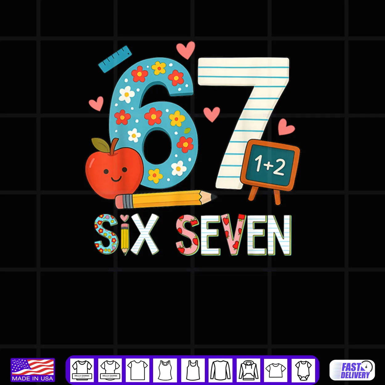 6 7 Six Seven Meme 67 Teacher Shirt 6 7 Six Seven Meme 67 Teacher Shirt