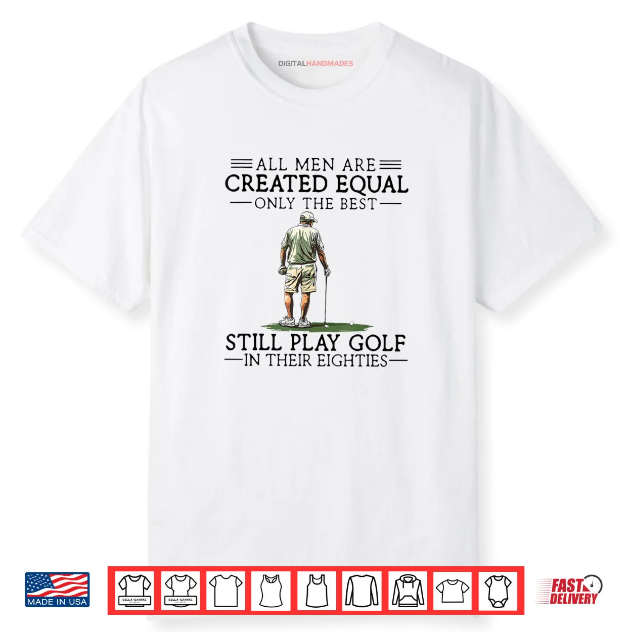 Best Men Play Golf Eighties Funny Golfer Golfing Shirt Best Men Play Golf Eighties Funny Golfer Golfing Shirt
