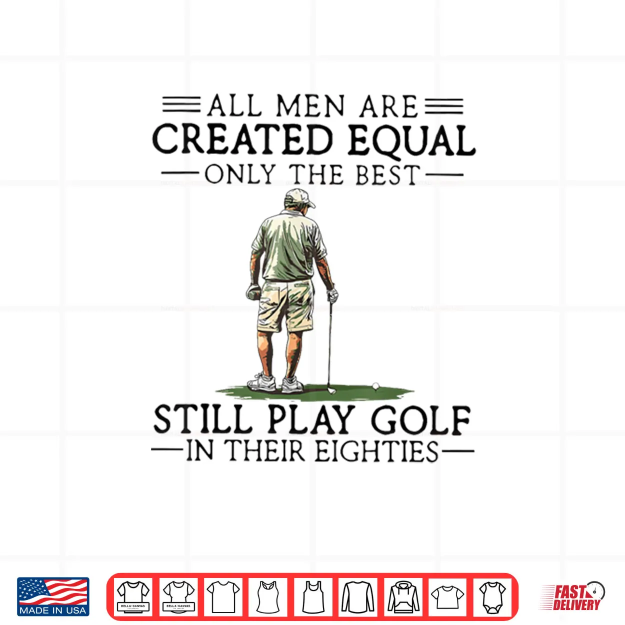 Best Men Play Golf Eighties Funny Golfer Golfing Shirt Best Men Play Golf Eighties Funny Golfer Golfing Shirt