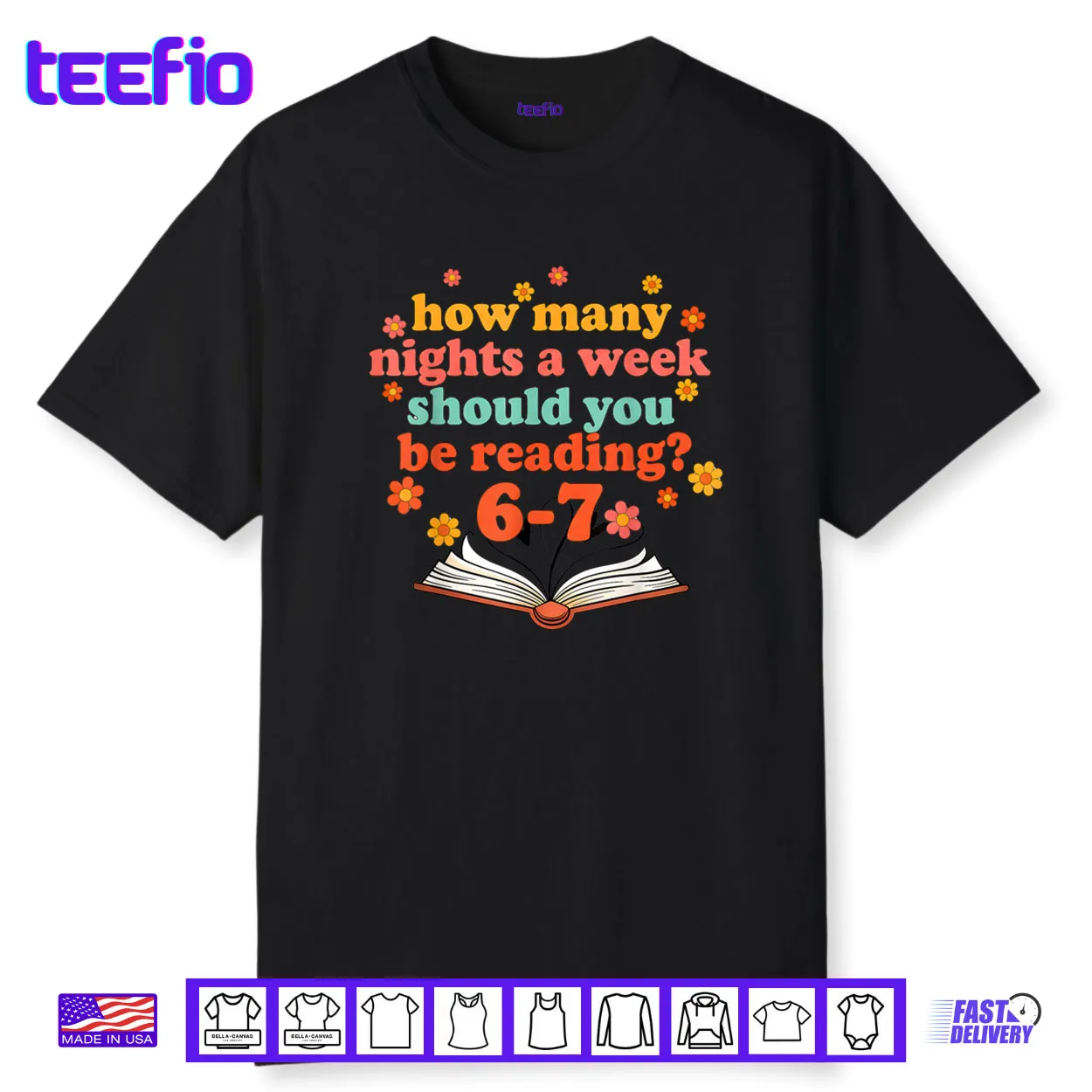How Many Nights A Week Should You Be Reading Six Teacher Shirt How Many Nights A Week Should You Be Reading Six Teacher Shirt