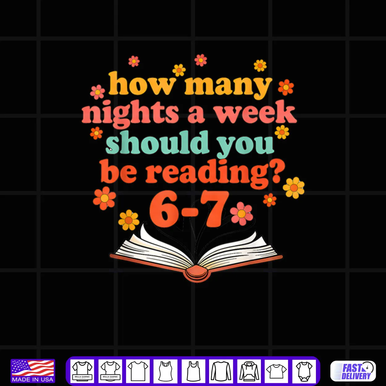 How Many Nights A Week Should You Be Reading Six Teacher Shirt How Many Nights A Week Should You Be Reading Six Teacher Shirt