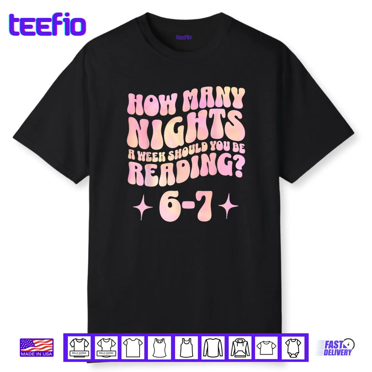 How Many Nights a Week Should You Read 6 7 Book Lover Shirt How Many Nights a Week Should You Read 6 7 Book Lover Shirt