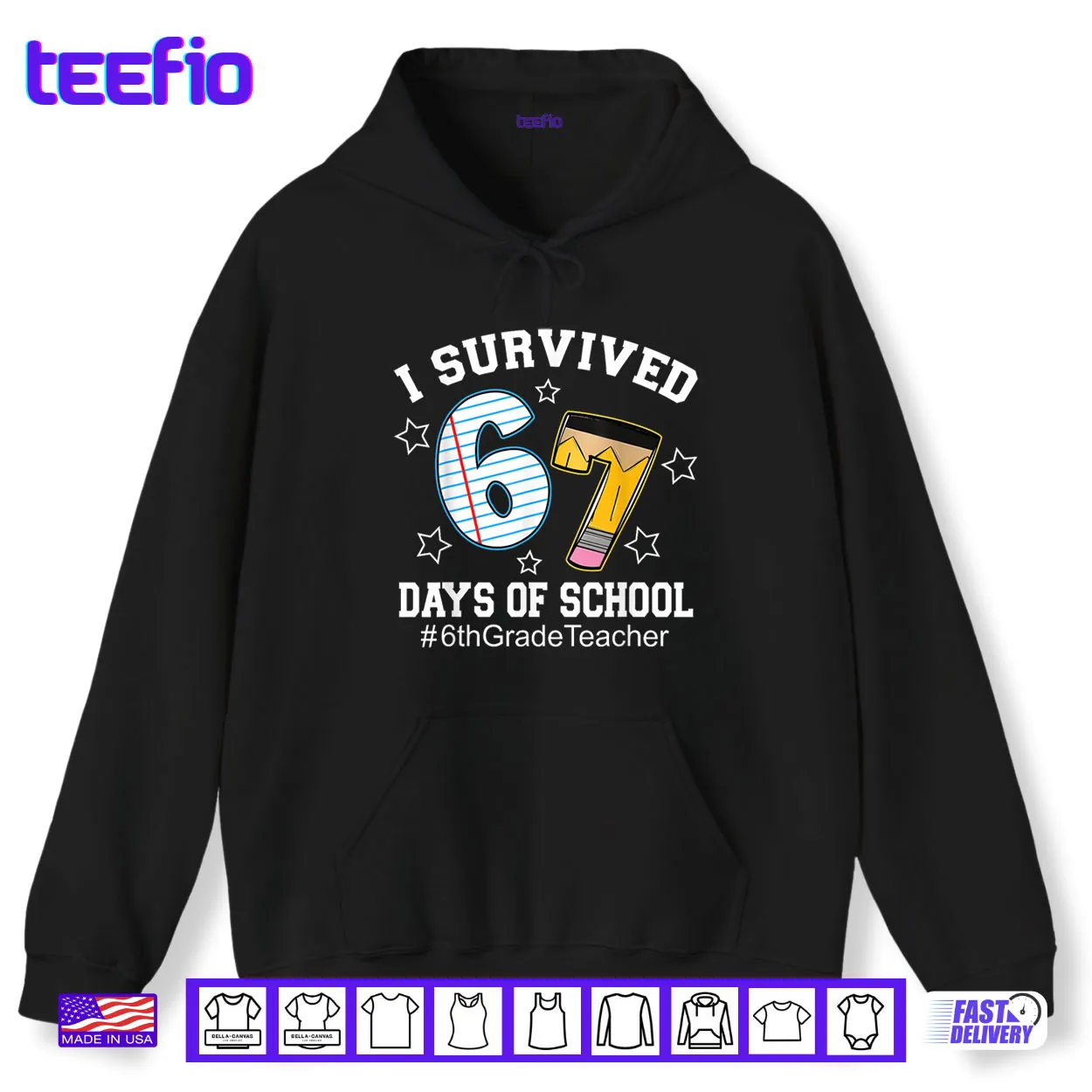 I Survived 67 Days of School 6th Grade Teacher Shirt I Survived 67 Days of School 6th Grade Teacher Shirt