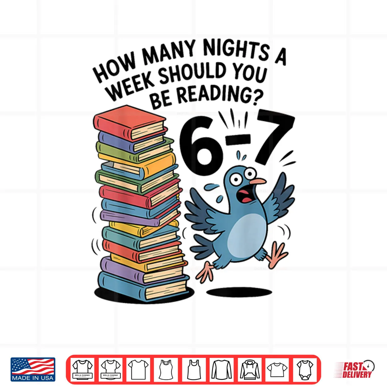 Teacher 67 How Many Nights A Week Should You Be Reading 6 7 Shirt Teacher 67 How Many Nights A Week Should You Be Reading 6 7 Shirt